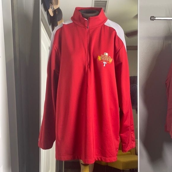 Antigua Other - Texas Rangers 2011 World Series pullover XL
